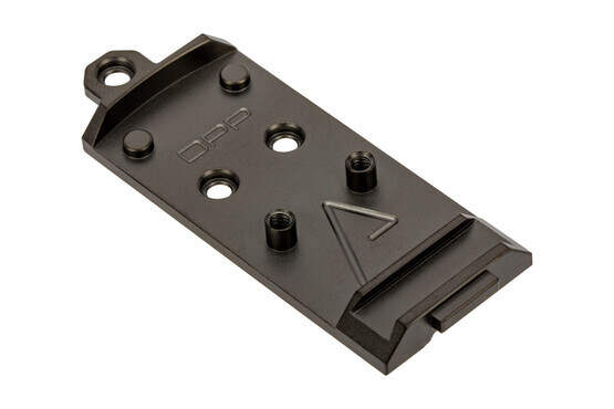 Agency Arms AOS Glock Slide Optic Cover Plate for Leupold DeltaPoint PRO. Standard cut.